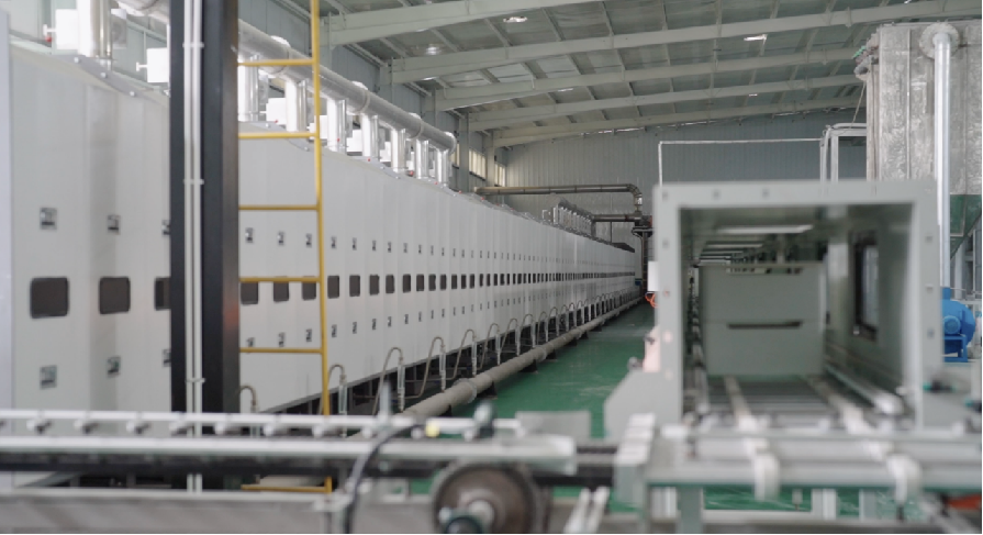 輥道窯生產(chǎn)線